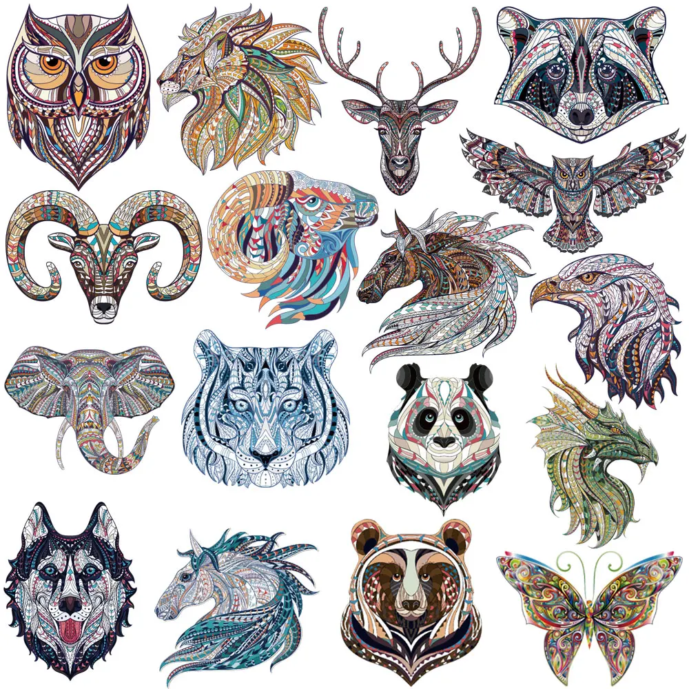 Animal head patch iron on A-level patches for clothing applique DIY hat coat dress accessories washable stickers Christmas gift
Animal head patch iron on A-level patches for clothing applique DIY hat coat dress accessories washable stickers Christmas gift