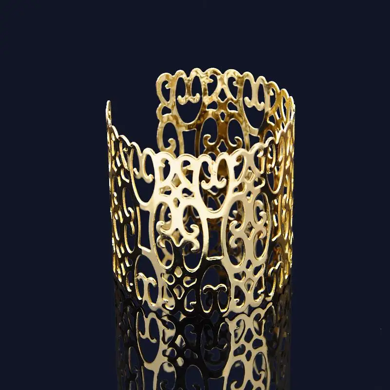 New Hollow Metal Lace Arm Cuff Open Bracelets Adjustable Bracelets & Bangles pulseiras for Women Jewelry
New Hollow Metal Lace Arm Cuff Open Bracelets Adjustable Bracelets & Bangles pulseiras for Women Jewelry