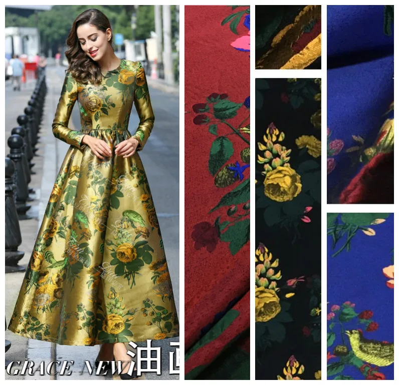 160cm french romantic jacquard fabric meter skirt dress windbreaker jacquard brocade fabric wholesale jacquard polyester cloth
160cm french romantic jacquard fabric meter skirt dress windbreaker jacquard brocade fabric wholesale jacquard polyester cloth
