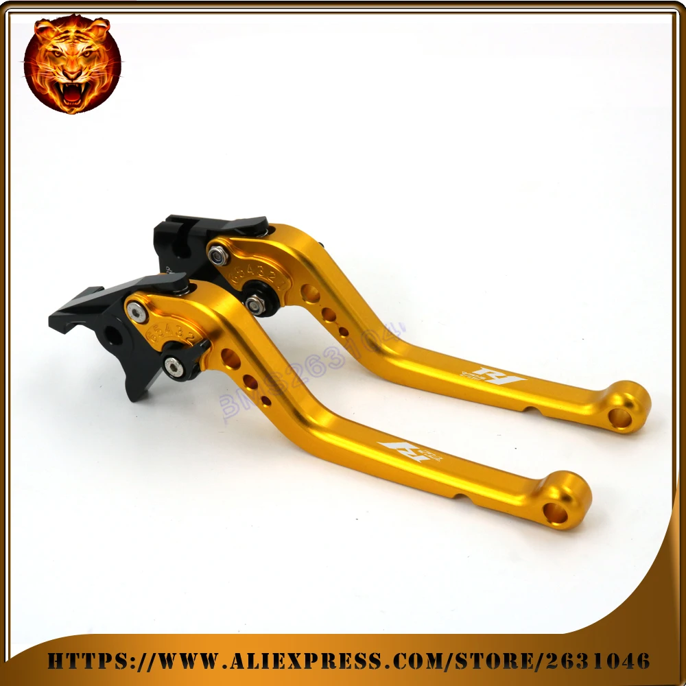 Adjustable Brake Clutch Levers For YAMAHA YZFR1 YZF R1 YZF-R1 2002 2003 RED BLACK GOLD Motorcycle Shot&Long Red CNC Blue logo
Adjustable Brake Clutch Levers For YAMAHA YZFR1 YZF R1 YZF-R1 2002 2003 RED BLACK GOLD Motorcycle Shot&Long Red CNC Blue logo