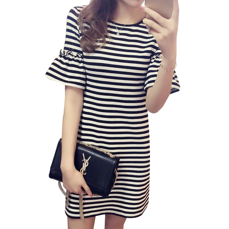 2017 New Arrival Striped Dresses Summer O Neck Black White Women Bodycon Dress Vestidos Listrado Curto Cheap Women Dress Casual
2017 New Arrival Striped Dresses Summer O Neck Black White Women Bodycon Dress Vestidos Listrado Curto Cheap Women Dress Casual