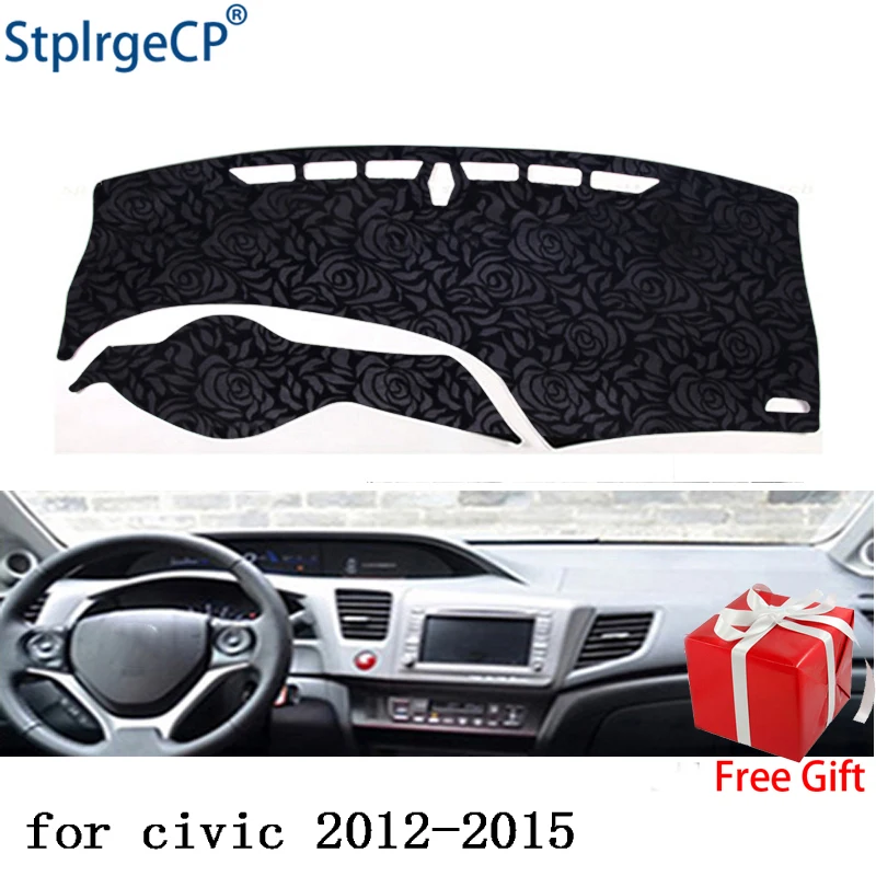 Latest Rose Pattern Non-slip Car Dashboard Cover Dash Mat Pad DashMat ANti-UV Car Sticker for Honda civic 2012-2015 Car Styling
Latest Rose Pattern Non-slip Car Dashboard Cover Dash Mat Pad DashMat ANti-UV Car Sticker for Honda civic 2012-2015 Car Styling