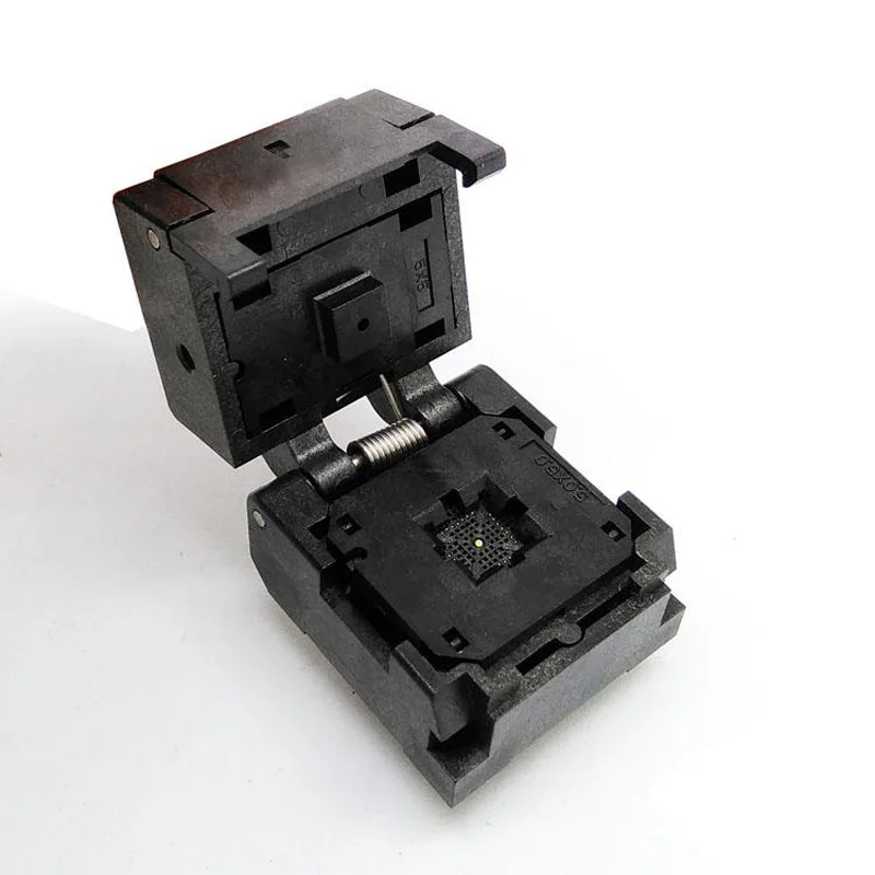 QFN28 MLF28 WLCSP28 Burn in Socket Test Adapter Pin Pitch 0.5mm IC Body Size 5x5mm Clamshell Test Socket programmer adapter
QFN28 MLF28 WLCSP28 Burn in Socket Test Adapter Pin Pitch 0.5mm IC Body Size 5x5mm Clamshell Test Socket programmer adapter