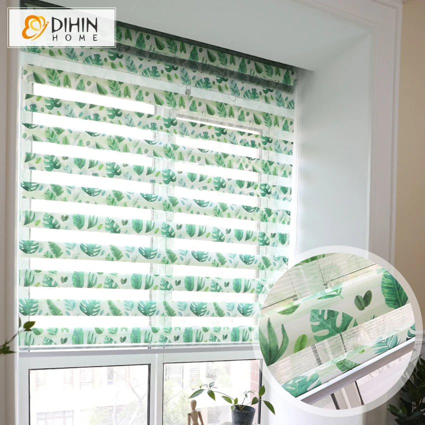 Printing Tropical Rainforest Zebra Blinds Double-layer Roller Blinds Custom Made Curtain
Printing Tropical Rainforest Zebra Blinds Double-layer Roller Blinds Custom Made Curtain