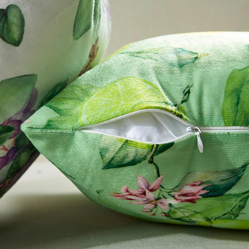 Summer Cushion Cover Green Decorative Pillows 45*45 Sofa Throw Pillows For Living Room Bedroom Floral Kussenhoes Home Decor
Summer Cushion Cover Green Decorative Pillows 45*45 Sofa Throw Pillows For Living Room Bedroom Floral Kussenhoes Home Decor