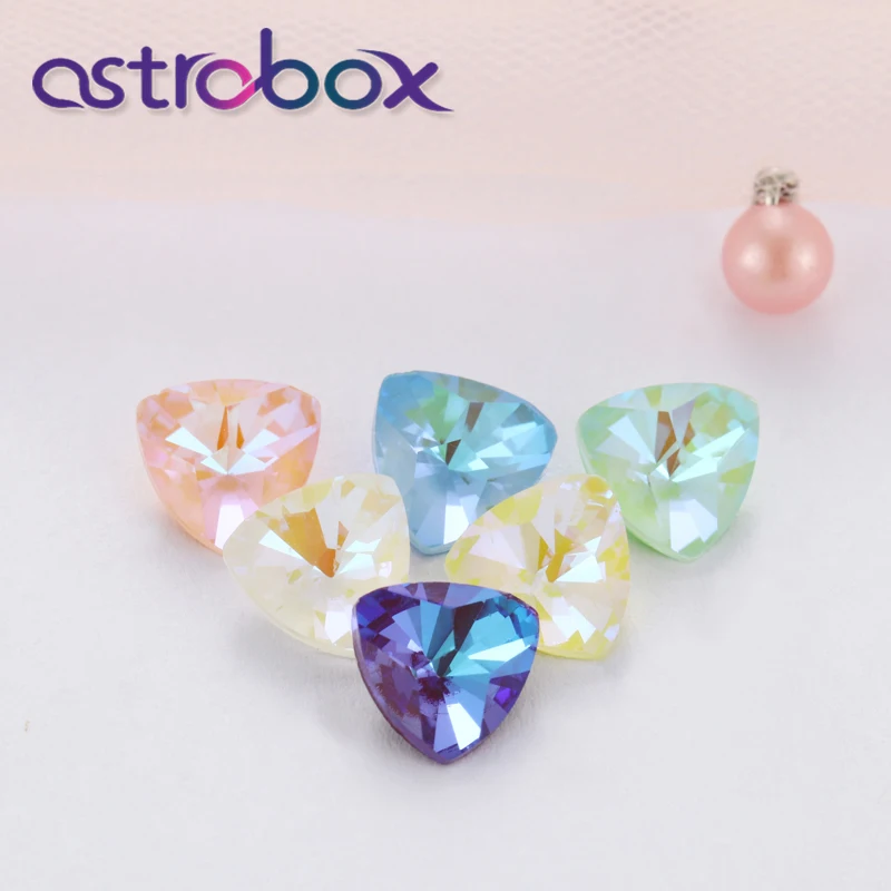 Astrobox New Arrival Pointback Glue On Glass Rhinestones High Quality Crystal Tri-angle Rhinestones DIY Clothing Accessories
Astrobox New Arrival Pointback Glue On Glass Rhinestones High Quality Crystal Tri-angle Rhinestones DIY Clothing Accessories