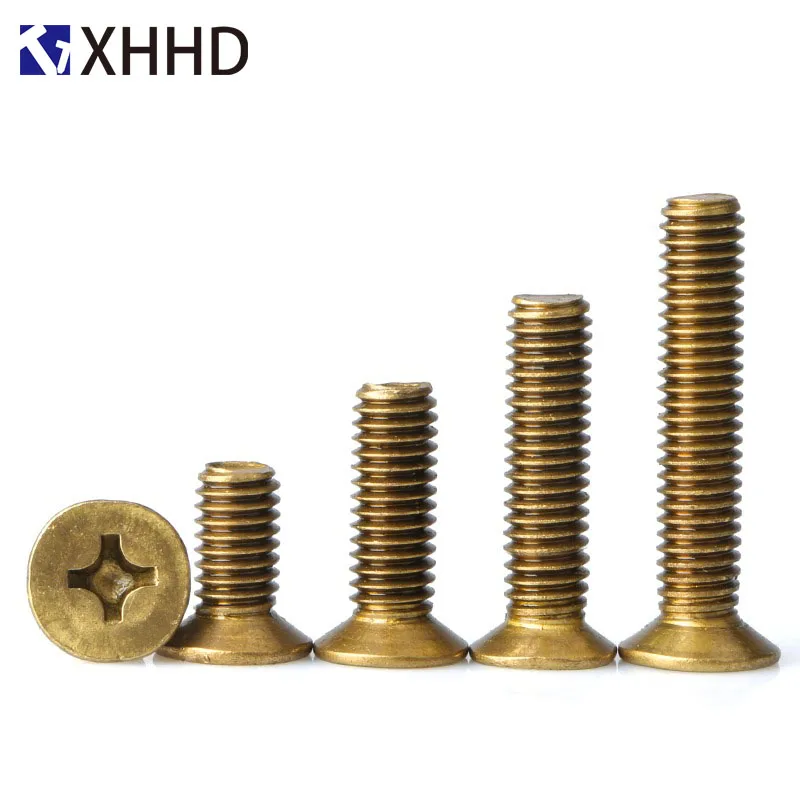 M2 M2.5 M3 Phillips Cross Recessed Brass Copper Flat Head Machine Screw Metric Threaded Countersunk Bolt Fastener Hardware
M2 M2.5 M3 Phillips Cross Recessed Brass Copper Flat Head Machine Screw Metric Threaded Countersunk Bolt Fastener Hardware