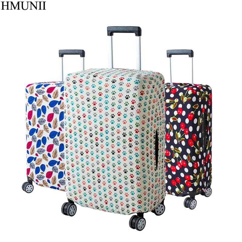 HMUNII Luggage Protective Cover For 18 to 30 inch Trolley suitcase Elastic Dust Bags Case Travel Accessories Supplies Item A1-16 | Багаж и