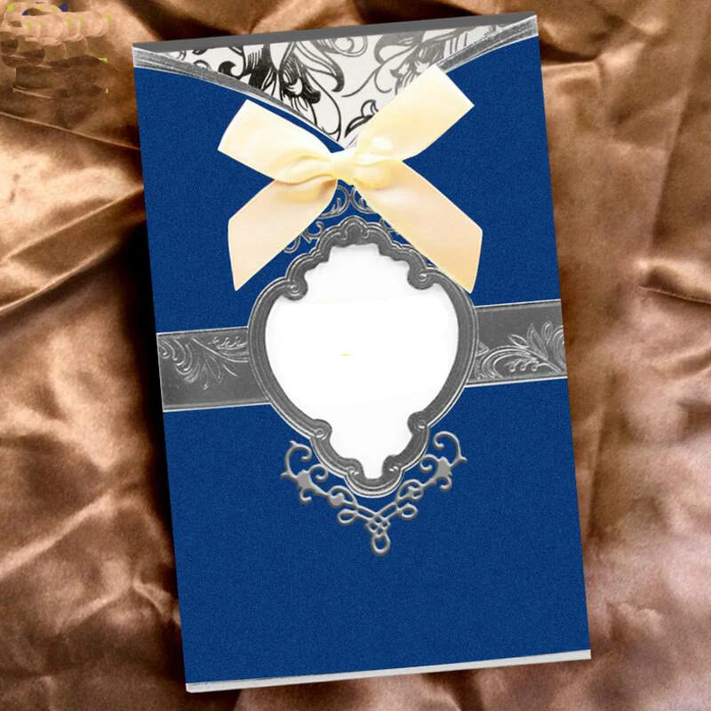 10 Pcs/lot Silver Gold Edge Party Invitation Card with Envelope Hollow Ribbon Bow Wedding Business Birthday Cards
10 Pcs/lot Silver Gold Edge Party Invitation Card with Envelope Hollow Ribbon Bow Wedding Business Birthday Cards