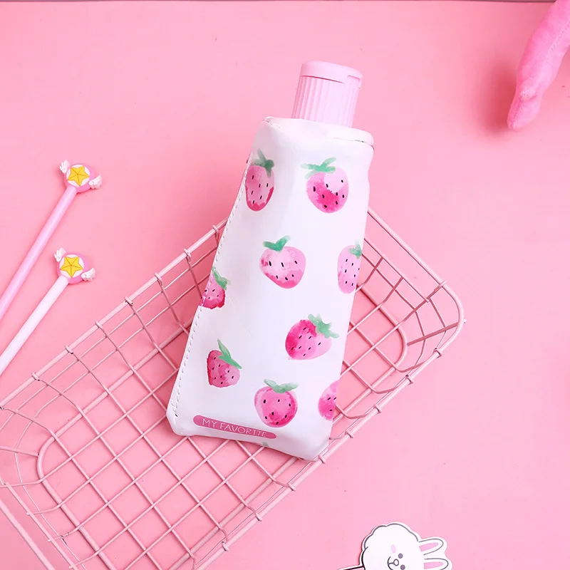 Korean Simple Fruit Pencil Bag Large Capacity Multi-function Stationery Bag Cute Toothpaste Modeling Girl Pencil Bag
Korean Simple Fruit Pencil Bag Large Capacity Multi-function Stationery Bag Cute Toothpaste Modeling Girl Pencil Bag