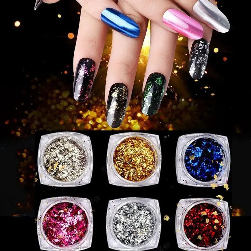 6 Jars/Set Nail Glitter Aluminum Flakes Mirror Effect Nail Sequins Irregular Flakes Gel Polish Chrome Pigment Mirror Flakes PT31
6 Jars/Set Nail Glitter Aluminum Flakes Mirror Effect Nail Sequins Irregular Flakes Gel Polish Chrome Pigment Mirror Flakes PT31
