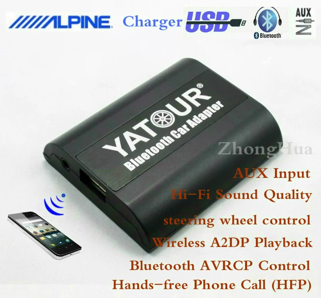 Автомобильный адаптер с Bluetooth Yatour, беспроводной адаптер с функцией громкой связи, для Alpine M-bus и Honda/Acura, с функцией воспроизведения, бесплатна...
Автомобильный адаптер с Bluetooth Yatour, беспроводной адаптер с функцией громкой связи, для Alpine M-bus и Honda/Acura, с функцией воспроизведения, бесплатна...