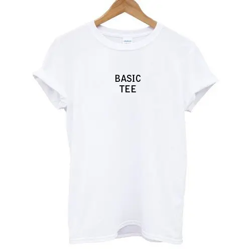 BASIC TEE Letters Print Women tshirt Cotton Casual Funny t shirt For Lady Top Tee Hipster Drop Ship Z-573
BASIC TEE Letters Print Women tshirt Cotton Casual Funny t shirt For Lady Top Tee Hipster Drop Ship Z-573