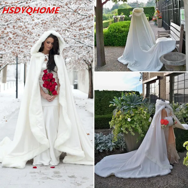 HSDYQ HOME Winter Wedding Accressories White Wedding Cloaks Hooded Bridal Cape with Train Faux Fur Bridal Wraps Bridal Cape
HSDYQ HOME Winter Wedding Accressories White Wedding Cloaks Hooded Bridal Cape with Train Faux Fur Bridal Wraps Bridal Cape