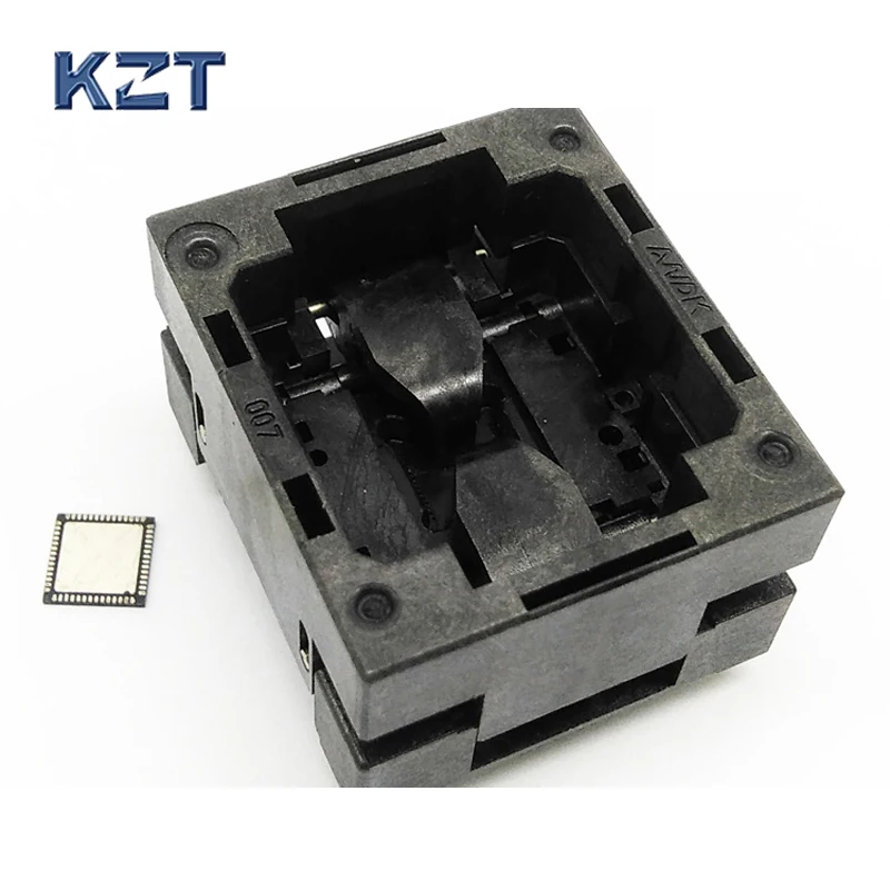 QFN56 MLF56 WLCSP56 Burn in Socket Pogo Pin Probe Test Socket Pitch 0.35mm IC Body Size 6x6mm Open Top Flash Adapter
QFN56 MLF56 WLCSP56 Burn in Socket Pogo Pin Probe Test Socket Pitch 0.35mm IC Body Size 6x6mm Open Top Flash Adapter