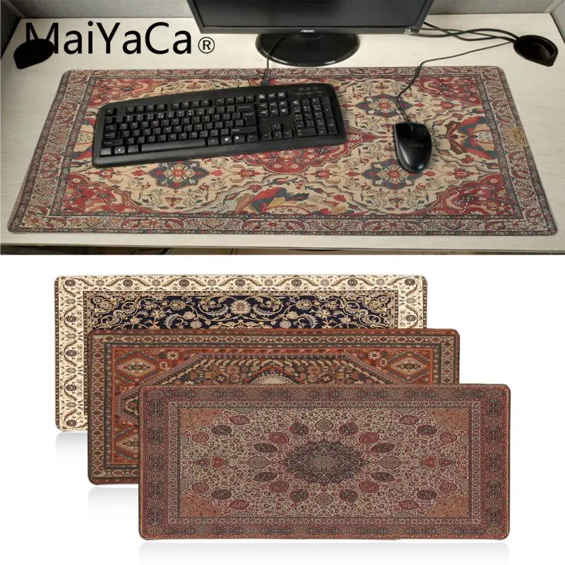 MaiYaCa Custom Skin Persian Rug Gamer Speed Mice Retail Rubber gaming Mousepad Large Lockedge Mouse pad PC Computer mat desk pad
MaiYaCa Custom Skin Persian Rug Gamer Speed Mice Retail Rubber gaming Mousepad Large Lockedge Mouse pad PC Computer mat desk pad