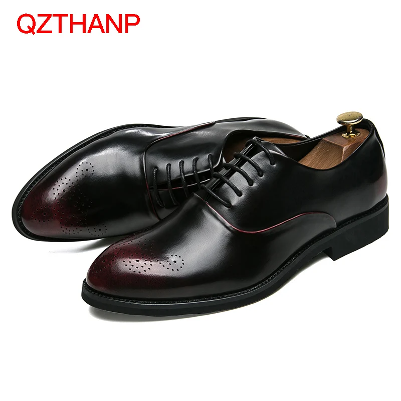 2018 New Fashion Wedding Flats Shoes Men's Lace-Up Oxfords Dress Loafers Mens PU Leather Business Office Men Male Adult Shoes
2018 New Fashion Wedding Flats Shoes Men's Lace-Up Oxfords Dress Loafers Mens PU Leather Business Office Men Male Adult Shoes