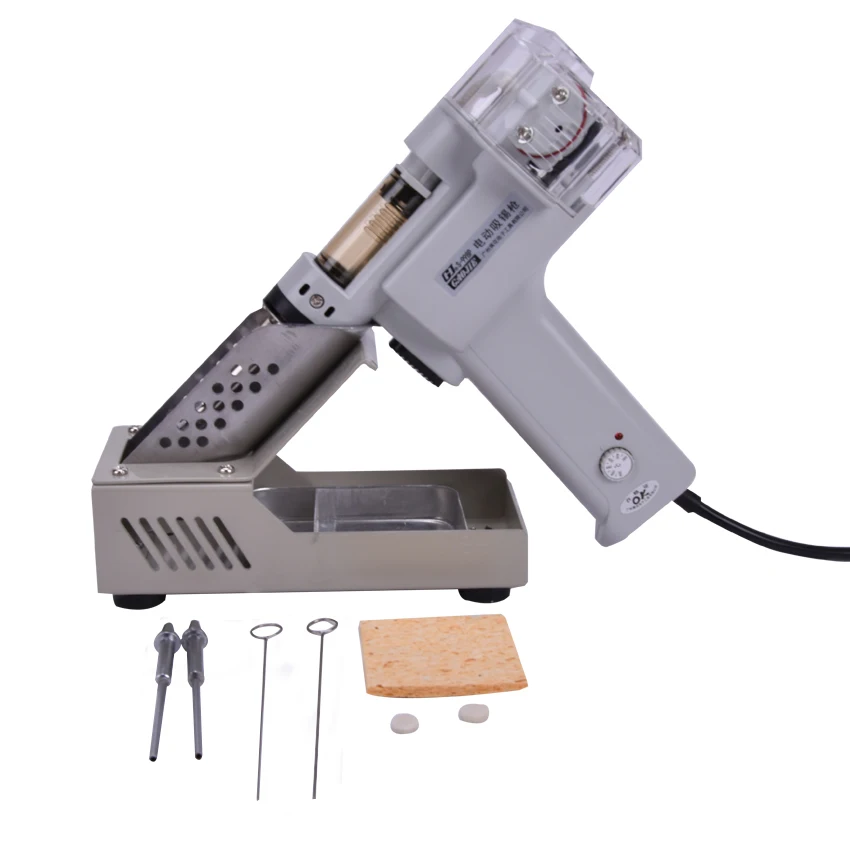 110/220V 100W S-998P Electric Vacuum Double-Pump Solder Sucker Desoldering Gun Soldering Iron
110/220V 100W S-998P Electric Vacuum Double-Pump Solder Sucker Desoldering Gun Soldering Iron