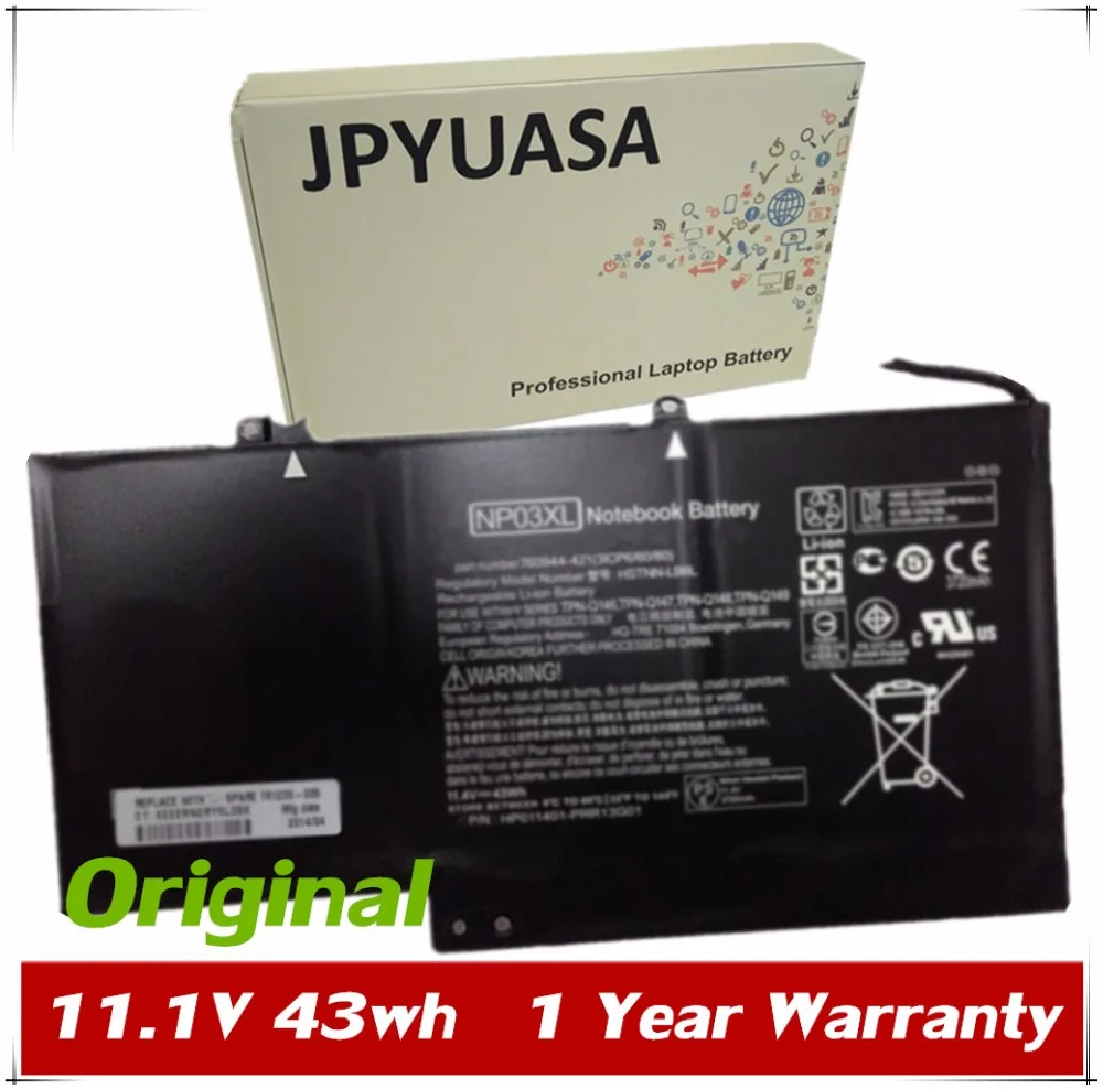 7XINbox 11.1V 43wh Laptop Battery NP03XL For HP Pavilion X360 NP03XL HSTNN-LB6L 760944-421 TPN-Q146 TPN-Q147 TPN-Q148 TPN-Q149
7XINbox 11.1V 43wh Laptop Battery NP03XL For HP Pavilion X360 NP03XL HSTNN-LB6L 760944-421 TPN-Q146 TPN-Q147 TPN-Q148 TPN-Q149