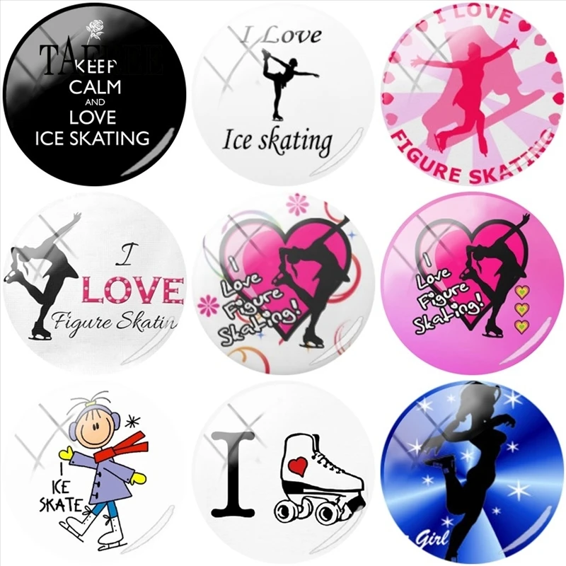 TAFREE Ice Skating Picture Round Glass Cabochon Sports Figure skating Pendant Settings Jewelry Findings & Components
TAFREE Ice Skating Picture Round Glass Cabochon Sports Figure skating Pendant Settings Jewelry Findings & Components