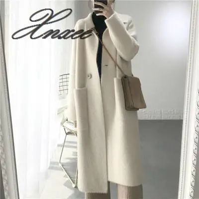 2020 Winter Woman Wool Cashmere Solid Loose Coat Jacket Women Woolen Simple Coat Elegant Lady Long Blend Coats Cardigan
2020 Winter Woman Wool Cashmere Solid Loose Coat Jacket Women Woolen Simple Coat Elegant Lady Long Blend Coats Cardigan