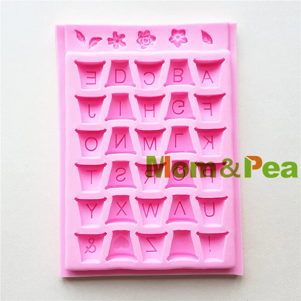 Mom&Pea MPA1668 Flowerpot Letters Shaped Silicone Mold Cake Decoration Fondant Cake 3D Mold Food Grade
Mom&Pea MPA1668 Flowerpot Letters Shaped Silicone Mold Cake Decoration Fondant Cake 3D Mold Food Grade