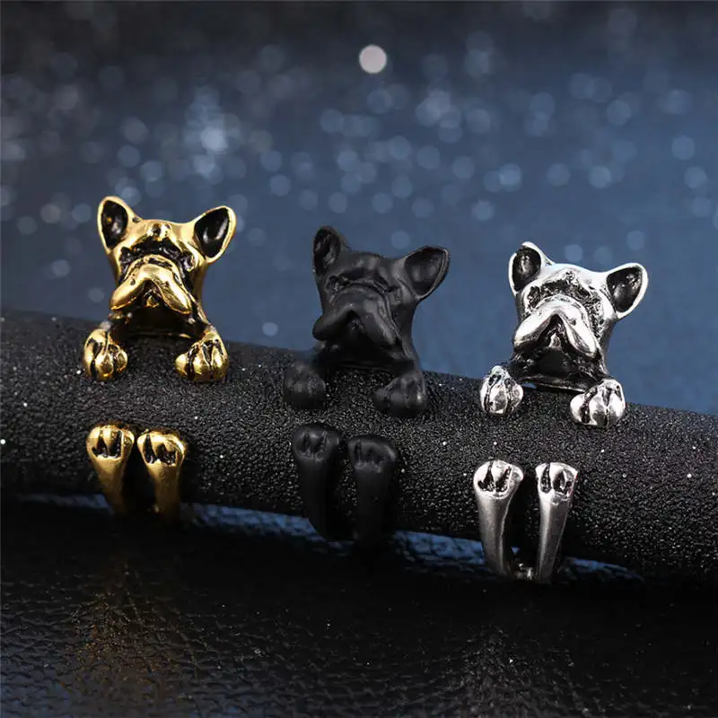 2021 New Europe and the United States animal trend dog ring man woman open bulldog ring manufacturers wholesale jewelry
2021 New Europe and the United States animal trend dog ring man woman open bulldog ring manufacturers wholesale jewelry
