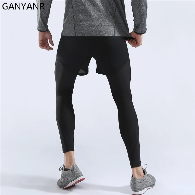 GANYANR Running Tights Men Yoga Basketball Sports Leggings Fitness Compression Pants Gym Athletic Bodybuilding Training Jogging
GANYANR Running Tights Men Yoga Basketball Sports Leggings Fitness Compression Pants Gym Athletic Bodybuilding Training Jogging