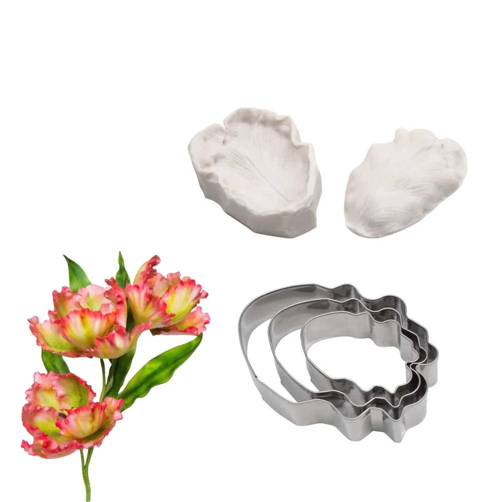 5pcs Poinsettia Veiner Impression Flower Mold & Cutter Set Silicone Mold Cake Decorating Fondant Sugarcraft Cake Mold
5pcs Poinsettia Veiner Impression Flower Mold & Cutter Set Silicone Mold Cake Decorating Fondant Sugarcraft Cake Mold