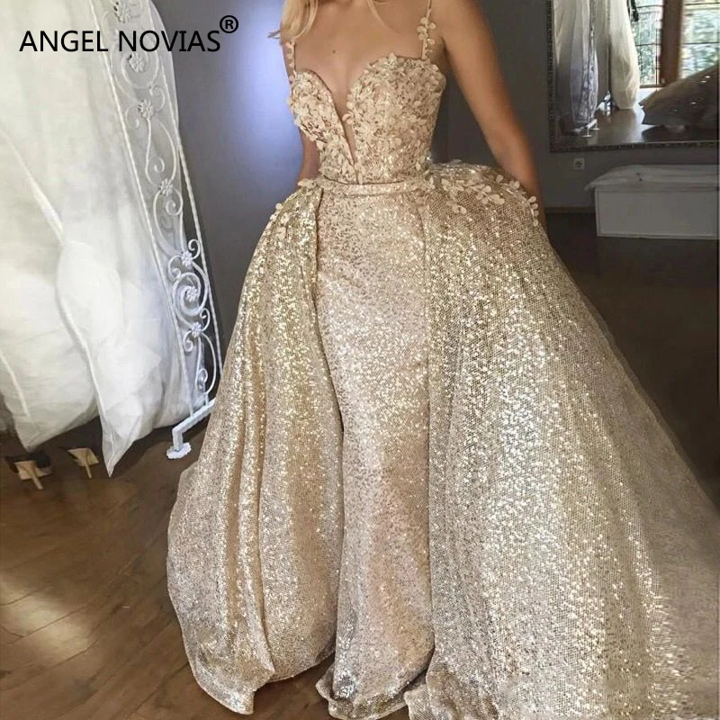 ANGEL NOVIAS Long Abendkleider Arabic Evening Dress 2018 With Removable Skirt Vestido Sirena Largo Prom Dress
ANGEL NOVIAS Long Abendkleider Arabic Evening Dress 2018 With Removable Skirt Vestido Sirena Largo Prom Dress