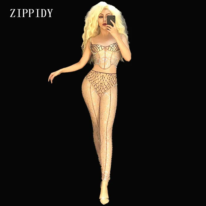 2019 Mesh Sexy Transparent Rhinestones Bodysuit Women Stretch Jumpsuit Stage Dance Wear Birthday Celebrate Stretch Costume YOUDU
2019 Mesh Sexy Transparent Rhinestones Bodysuit Women Stretch Jumpsuit Stage Dance Wear Birthday Celebrate Stretch Costume YOUDU
