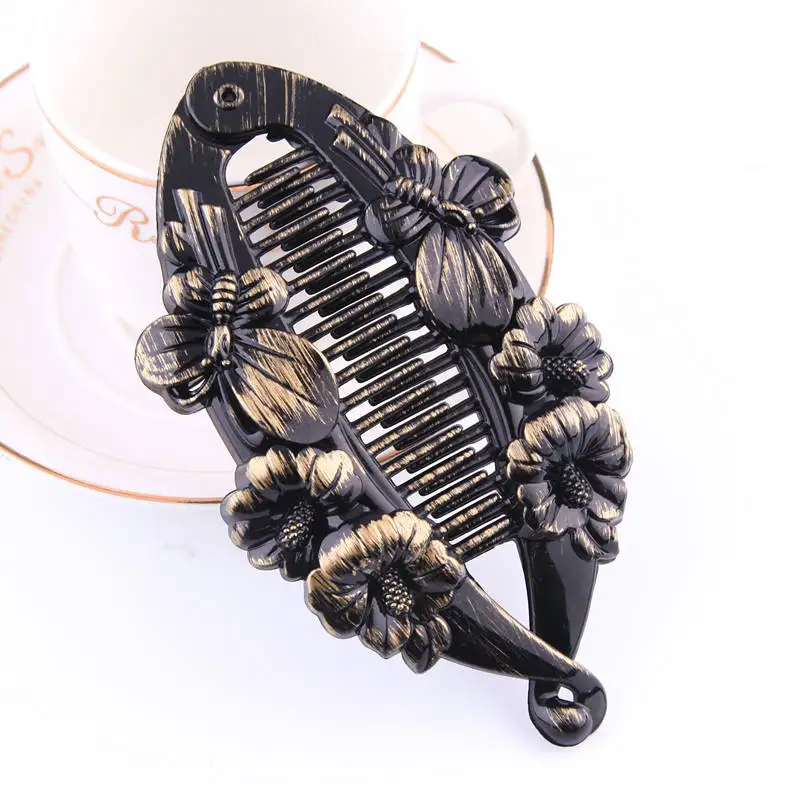 Women Retro Banana Clips Hairpins for Fashion Lady Girl Hair Clincher Barrettes Rounded Edges Hair Comb Claw Hair Accessories
Women Retro Banana Clips Hairpins for Fashion Lady Girl Hair Clincher Barrettes Rounded Edges Hair Comb Claw Hair Accessories