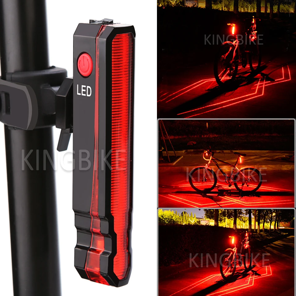 Cycling Light Waterproof Bicycle Mtb USB Rechargeable Tail Light Laser Back Bike Flashing Safety Warning Lamp Bicycle Rear Light
Cycling Light Waterproof Bicycle Mtb USB Rechargeable Tail Light Laser Back Bike Flashing Safety Warning Lamp Bicycle Rear Light