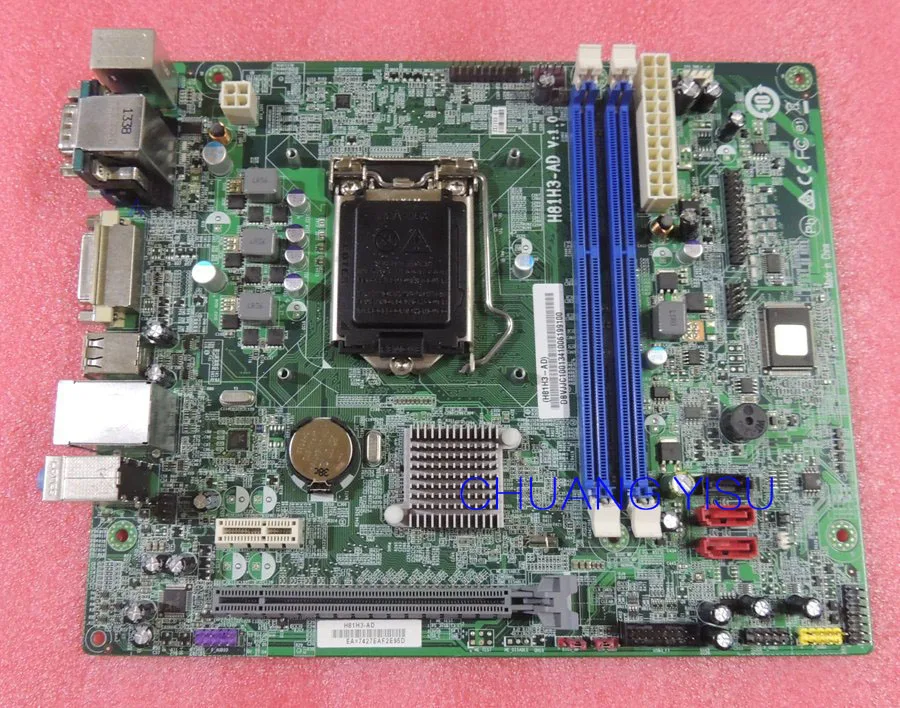 Бесплатная доставка CHUANGYISU для оригинальной X2630G N4630 материнская плата H81H3 AD V1.0 H81