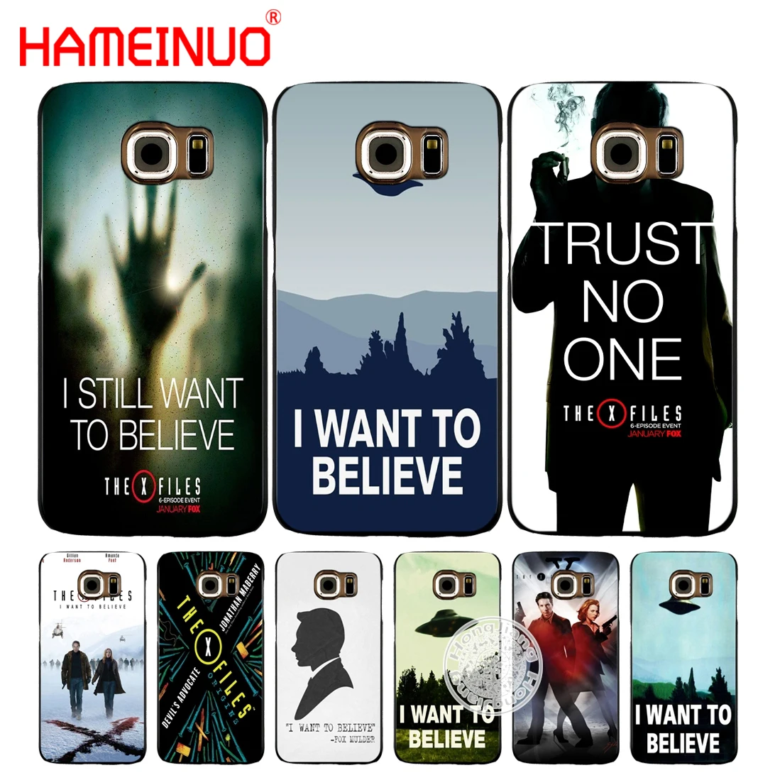 HAMEINUO X файлы я хочу верить чехол для мобильного телефона Samsung Galaxy S7 edge PLUS S8 S6 S5 S4 S3