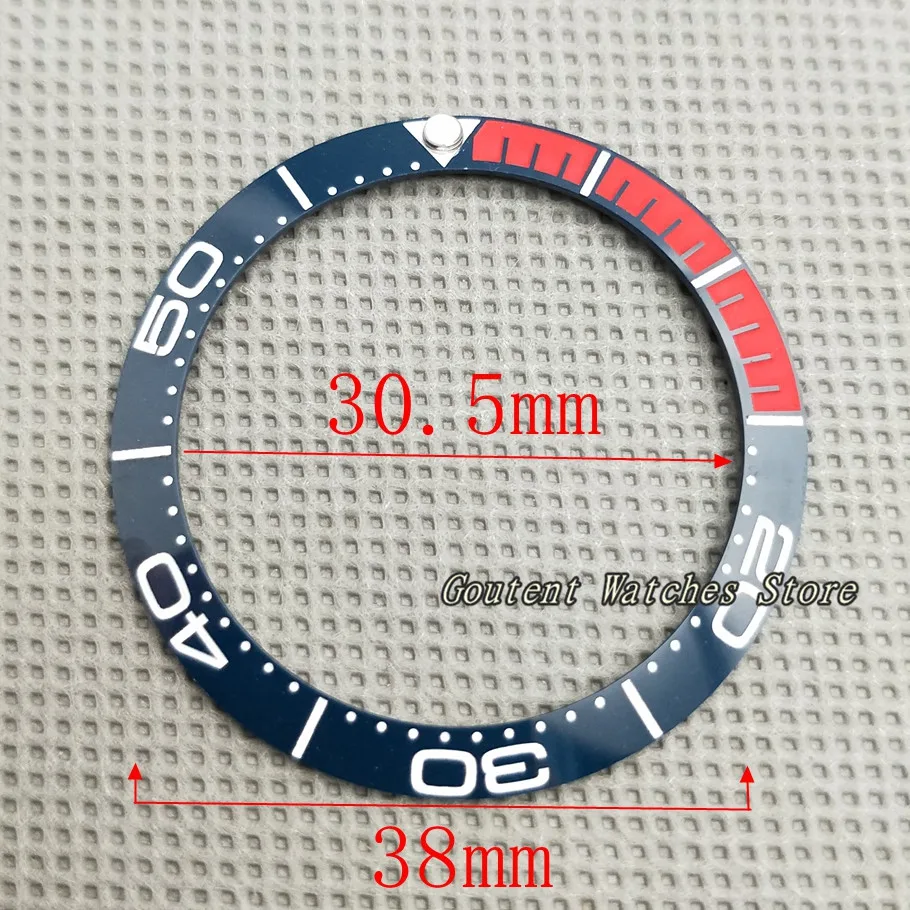 38mm Blue&Red Ceramic Bezel Insert Kit GMT Automatic Men's Watch Case Wristwatch Part
38mm Blue&Red Ceramic Bezel Insert Kit GMT Automatic Men's Watch Case Wristwatch Part