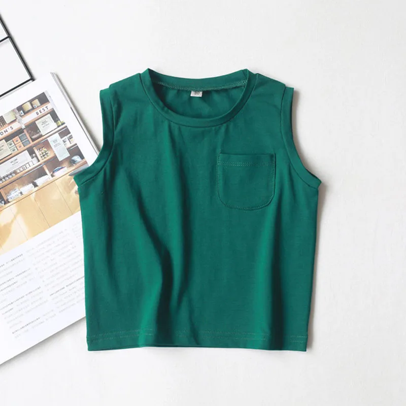Candy Color Girls Boys Vest 2019 Casual Sleeveless T shirt Cotton Kids Tanks Tops Summer Children Underwear Vest Tee BC595
Candy Color Girls Boys Vest 2019 Casual Sleeveless T shirt Cotton Kids Tanks Tops Summer Children Underwear Vest Tee BC595