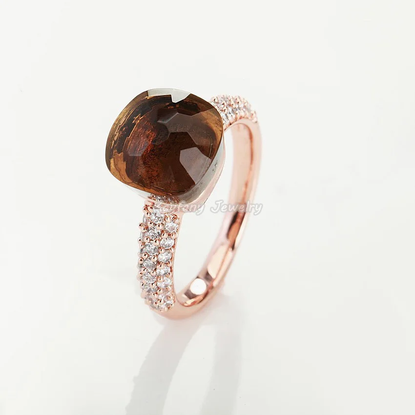 2021 Top Quality Charming Brand Zirconia and Brown Crystal Rose Gold Rings For Friends Gift
2021 Top Quality Charming Brand Zirconia and Brown Crystal Rose Gold Rings For Friends Gift