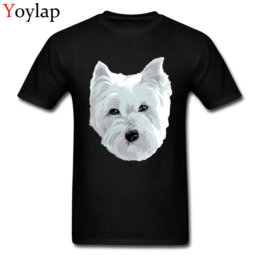 Westie Wonder восхитительная белая пушистая собака Мужская облегающая футболка топ