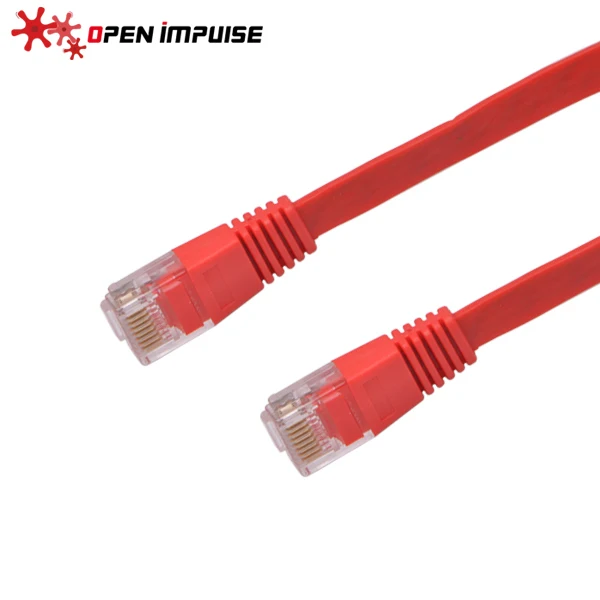 Высококачественный 1 м Ethernet кабель CAT5e плоский CAT 5E RJ45 сетевой Патч корд Lan к