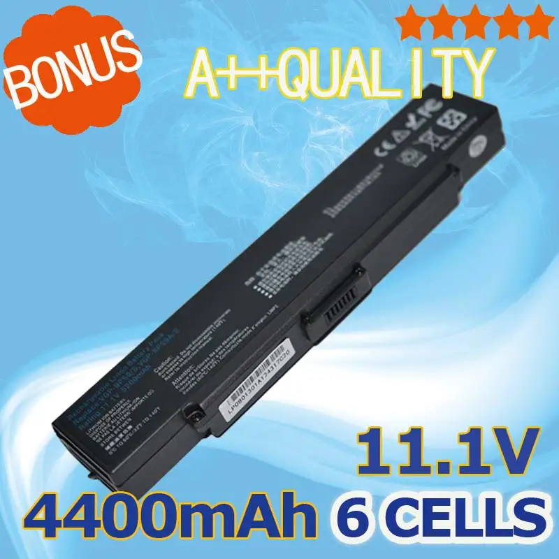 6 ячеек 4400mAh аккумулятор для ноутбука Sony VAIO VGP-BPL9 VGP-BPS10 VGP-BPS9/S VGP-BPS9A/S VGP-BPL9C VGP-BPS9/B VGP-BPS9A/B
6 ячеек 4400mAh аккумулятор для ноутбука Sony VAIO VGP-BPL9 VGP-BPS10 VGP-BPS9/S VGP-BPS9A/S VGP-BPL9C VGP-BPS9/B VGP-BPS9A/B