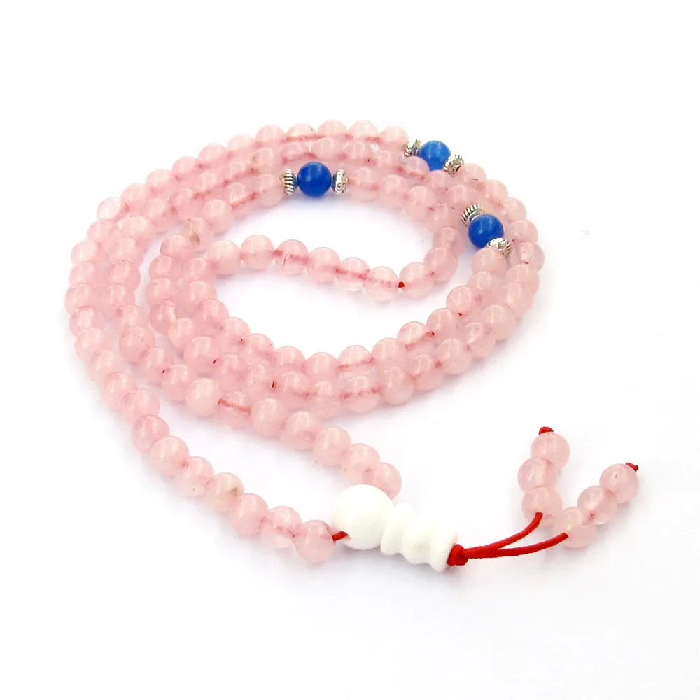 Yoga Female 6mm Pink Crystal Beads 108 Bracelet Natural Stone Healing Meditation Mala Handmade Reiki Jewelry Girl Gift Dropship
Yoga Female 6mm Pink Crystal Beads 108 Bracelet Natural Stone Healing Meditation Mala Handmade Reiki Jewelry Girl Gift Dropship