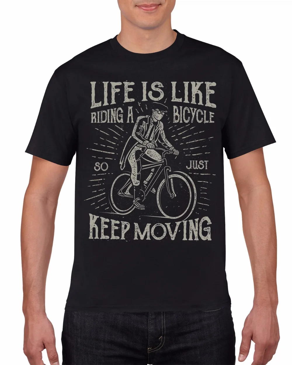 2019 New T-Shirts Men 3D Funny Casual TShirts life Is Like Riding A Bicycle Shirt Mens Black Tee shirt
2019 New T-Shirts Men 3D Funny Casual TShirts life Is Like Riding A Bicycle Shirt Mens Black Tee shirt
