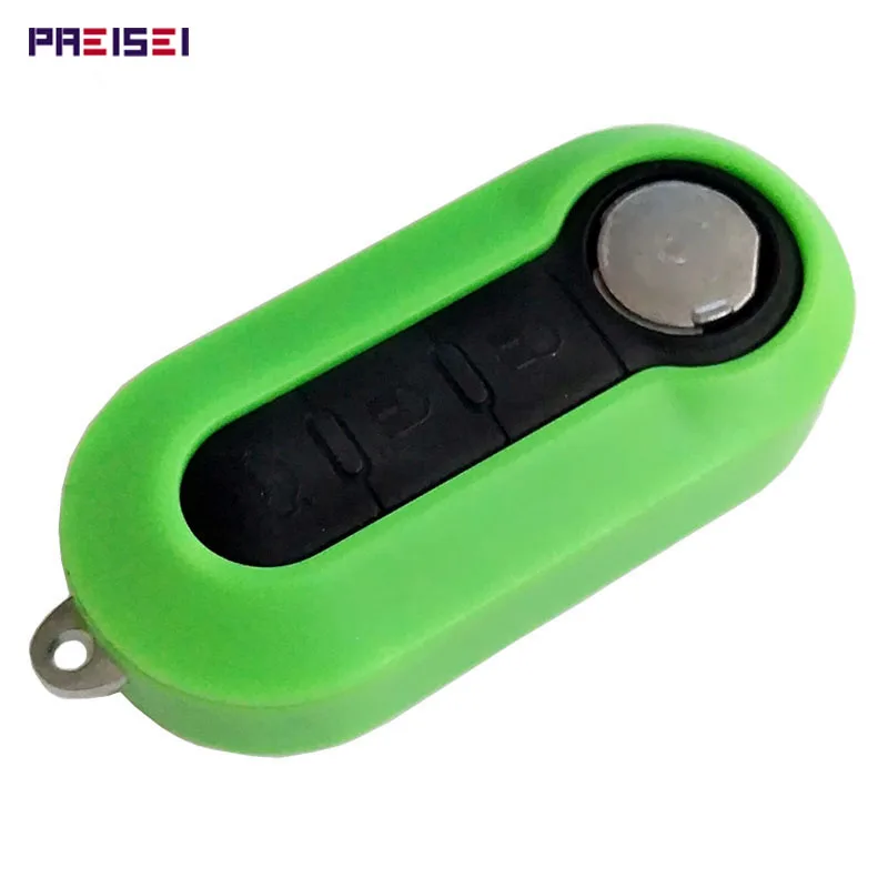 PREISEI Green 3 Buttons Car Remote Flip Key Case For Fiat 500 Auto Accessories Fobs Replacement
PREISEI Green 3 Buttons Car Remote Flip Key Case For Fiat 500 Auto Accessories Fobs Replacement