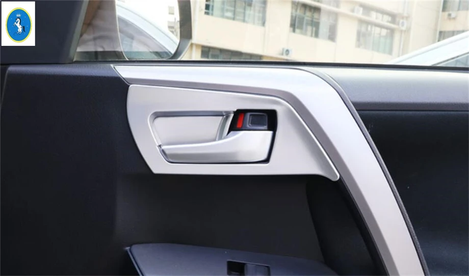 Yimaautotrims Auto Accessory Inner Door Doorknob Handle Bowl Frame Cover Trim 8 Pcs Fit For Toyota RAV4 Rav 4 2016 2017 2018 ABS
Yimaautotrims Auto Accessory Inner Door Doorknob Handle Bowl Frame Cover Trim 8 Pcs Fit For Toyota RAV4 Rav 4 2016 2017 2018 ABS
