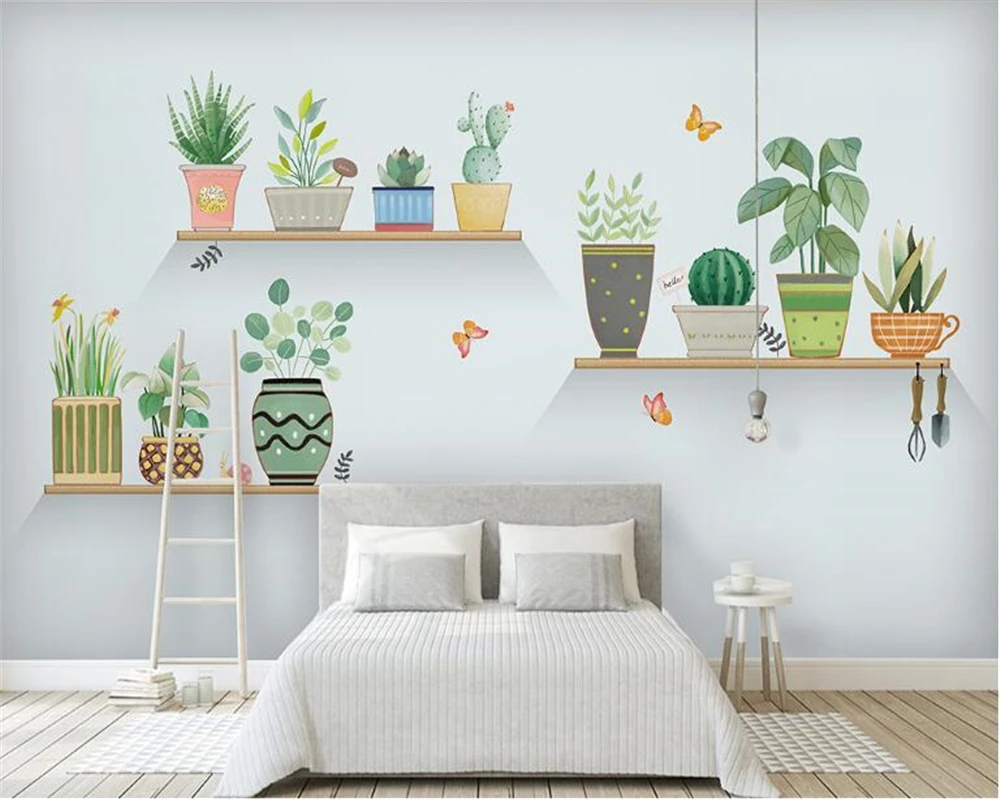 beibehang Classic Wall paper Nordic Watercolor Plant Modern Simple Hand-painted Small Fresh Nordic Decorative Painting wallpaper
beibehang Classic Wall paper Nordic Watercolor Plant Modern Simple Hand-painted Small Fresh Nordic Decorative Painting wallpaper