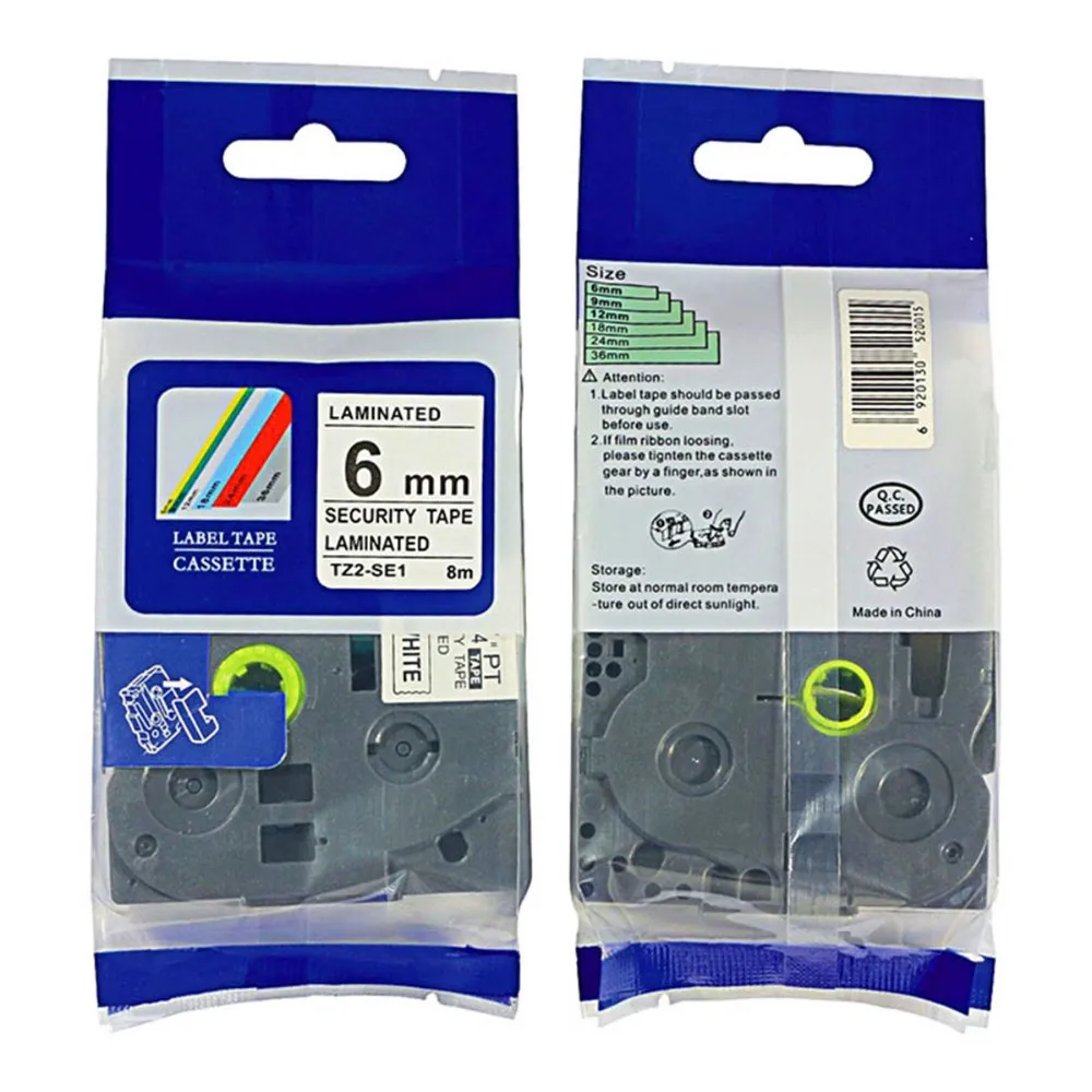 Free shipping Strong adhesive Black on White Label Tape tze-se1 TZ-SE1 Tz se1 Tze-se1 Compatible for p-touch label printer
Free shipping Strong adhesive Black on White Label Tape tze-se1 TZ-SE1 Tz se1 Tze-se1 Compatible for p-touch label printer
