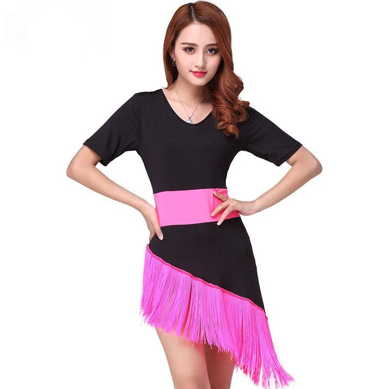 Spring new women's Latin dance dress exercise practice fashion modern dance costumes square dance fringe performance clothing
Spring new women's Latin dance dress exercise practice fashion modern dance costumes square dance fringe performance clothing