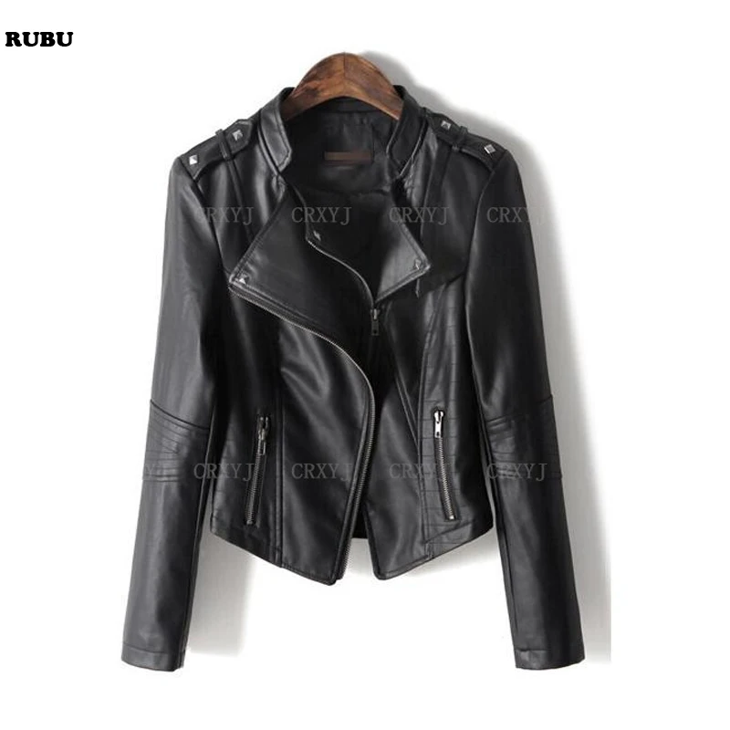 Free ship Leather Jacket 2017 Women's New Year Design PU Leather Jacket Soft Leather Coat Slim Lapel Motorcycle Jacket Black
Free ship Leather Jacket 2017 Women's New Year Design PU Leather Jacket Soft Leather Coat Slim Lapel Motorcycle Jacket Black