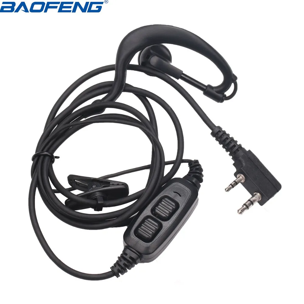 Baofeng UV 82 двойная PTT гарнитура наушники с микрофоном для 8D 82L 89 двухстороннее радио